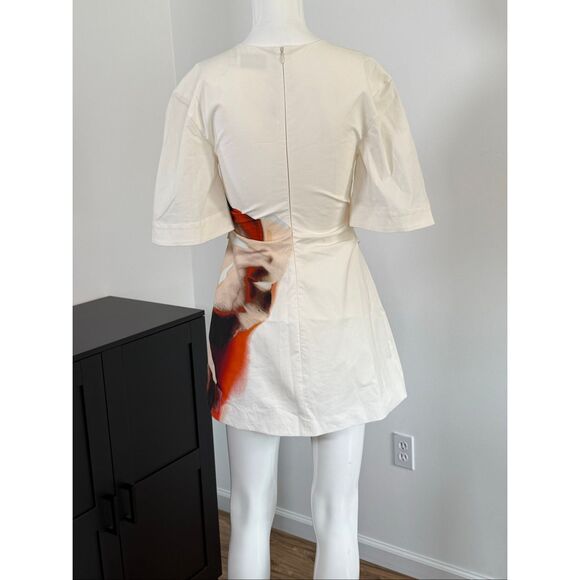 Significant Other Astryd Floral Stretch-Cotton Minidress US size 4 - Picture 7 of 12